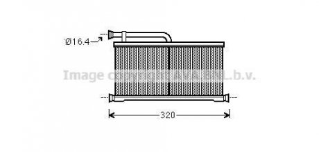 Радиатор отопителя салона AVA AVA COOLING AIA6397