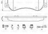 Колодки гальмівні (передні) Ford Transit 06-14/VW Amarok 10- (з датчиками) BOSCH 0 986 494 624 (фото 8)