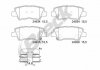 Колодки гальмівні (задні) Hyundai Elantra/Sonata/Tucson/Kia Opirus/Soul 04- BRECK 24934 00 702 00 (фото 2)