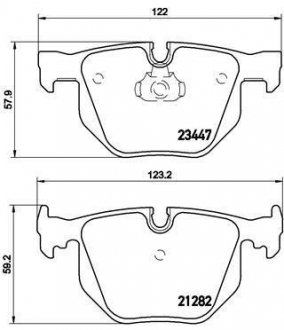 Гальмівні колодки BREMBO P06029