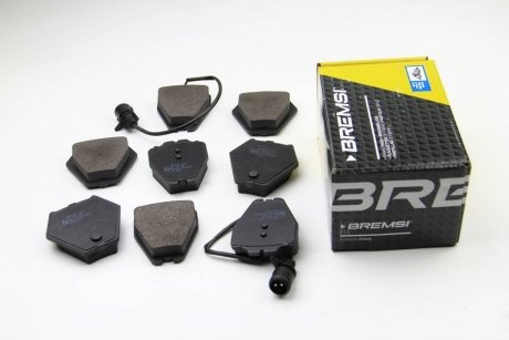 Гальмівні колодки пер. Audi A6 3.7/A8 98-02 (Lucas) BREMSI BP3122 (фото 1)