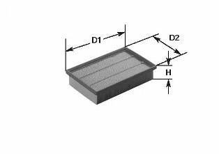 Фільтр повітряний E200/430 W210 95>02 CLEAN FILTERS MA1058