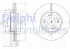 Диск гальмівний (передній) (к-кт 2шт) Honda Civic/FR-V 05- (282x23) Delphi BG3980C (фото 1)