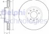 Диск гальмівний (передній) (к-кт 2 шт) Citroen Jumpy/Peugeot Expert 16- (304x28) Delphi BG4805C (фото 1)