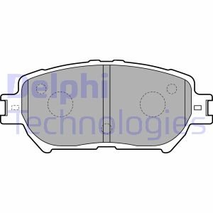 Колодки гальмівні (передні) Toyota Camry 01-06 (Akebono) Delphi LP1738 (фото 1)