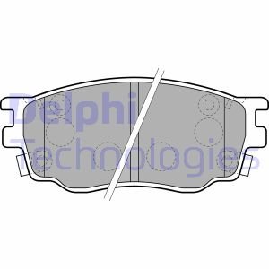 Колодки гальмівні (передні) Mazda 6 02-07 Delphi LP1916 (фото 1)