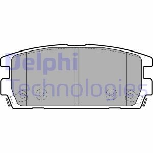 Колодки гальмівні (задні) Hyundai Terracan 01-06 Delphi LP1930 (фото 1)