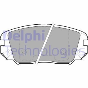 Колодки гальмівні (передні) Hyundai Tucson 04-/Sonata 05-10/Grandeur 05-/Kia Opirus 06- Delphi LP1974