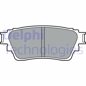 Колодки гальмівні (задні) Mitsubishi Eclipse Cross 17-/Outlander 1.5-3.0 12- Delphi LP3408 (фото 1)