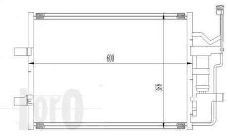 Радіатор кондиціонера MAZDA 3(BK)/5(CR) 1.8 i 16V 03- DEPO 030-016-0010