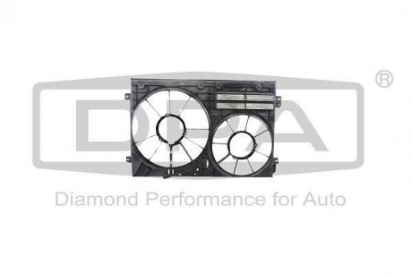 Дифузор радіатора VW Caddy/Audi A1/A3/Skoda Octavia/Superb 1.2-3.6 03- DPA 11210808502 (фото 1)