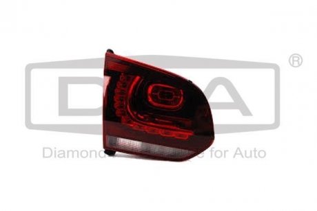 Фонарь заднй левый внутренний LED вишнево-красный VW Golf (09-13) DPA 89450625102