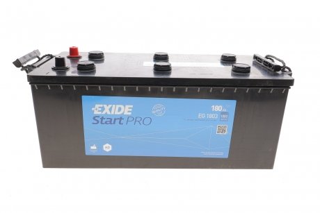 Акумуляторна батарея 180Ah/1000A (513x223x223/+L) StartPro EXIDE EG1803
