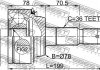 TOYOTA / LEXUS шрус зовнішній 30x78x36 FEBEST 0110200 (фото 2)