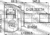 HYUNDAI / KIA шрус зовнішній 34x56x28 FEBEST 1210TER (фото 2)