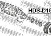 HONDA / ACURA шків коленвала d13b/d15b/zc FEBEST HDSD15B (фото 3)