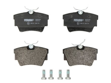 Комплект гальмівних колодок з 4 шт. дисків FERODO FVR1516 (фото 1)