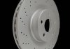 MERCEDES диск гальмівний з покриттям PRO; передн. HELLA 8DD355115401 (фото 3)