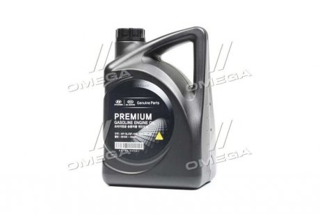 Масло ДВС 5W-20 4 л Premium Gasoline SL/GF-3 п/с (05100-00421) Hyundai/Kia/Mobis 0510000421 (фото 1)