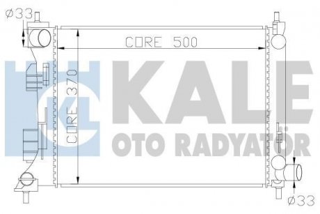 Радиатор охлаждения Hyundai AccentIv, Veloster - Kia RioIiiRadiator KAL Kale 342285