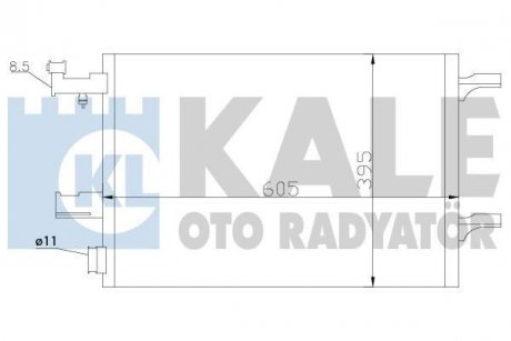 Радиатор кондиционера Chevrolet Cruze, Orlando, Opel Astra J, Astra J Gtc OTO RADYATOR Kale 391100 (фото 1)