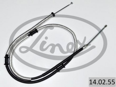 Трос ручника (задній) (R) Fiat Doblo 05- (2135/1792mm) LINEX 14.02.55