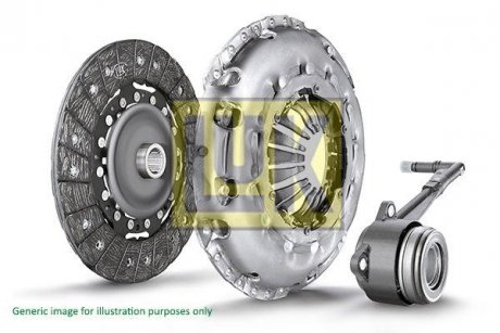 Комплект зчеплення Renault Laguna 1.8/2.0 16V 01-08 (d=220mm) (+ вижимний) LuK 622 3061 33