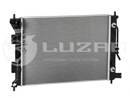 Радиатор охлаждения Ceed 1.4/1.6/2.0 (12-) АТ (553*388*22) LUZAR LRc 081X3 (фото 1)