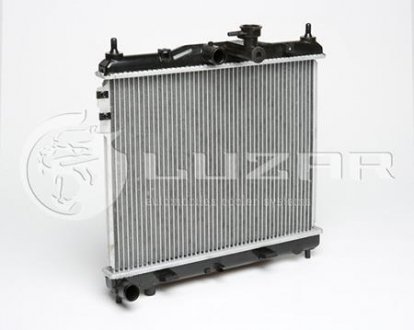 _Распродажа!!!_Радиатор охлаждения с подводом для охлажд. АКПП (алюм.) Getz 1.1/1.3/1.4/1.6 (02-) МКПП/АКПП (478*370*16) (LRc HUGz02110) LUZAR LRcHUGz02110