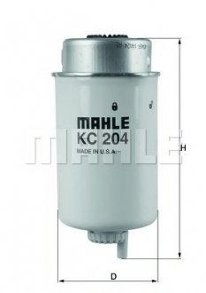 Фільтр паливний KNECHT MAHLE / KNECHT KC 204