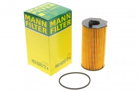 Фільтр масляний -FILTER MANN HU 820/2 X (фото 1)