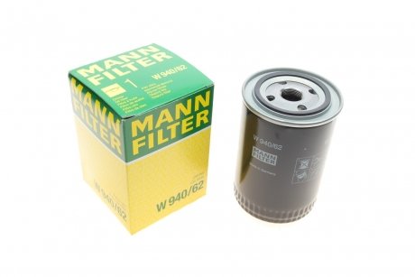 Фільтр масляний -FILTER MANN W 940/62 (фото 1)