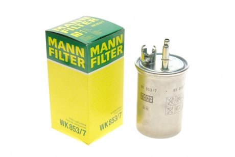 Фільтр паливний -FILTER MANN WK 853/7 (фото 1)