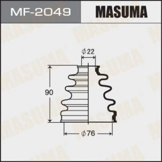 Пыльник ШРУСа наружного Honda CR-V (07-12) MASUMA MF2049