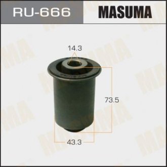 Сайлентблок переднего нижнего рычага Nissan Navara, Pathfinder (05-) MASUMA RU666 (фото 1)