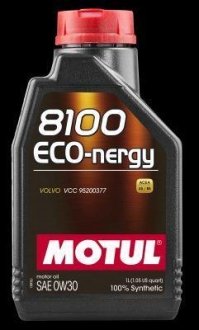 8100 Eco-nergy SAE 0W30 (1L) MOTUL 102793 (фото 1)