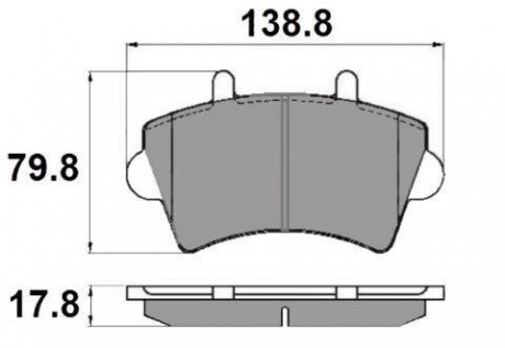 Гальмівні колодки пер. Master/Movano 00- (R16) National NP2066