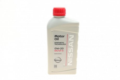Олива моторна 0W20 (1 Liter) NISSAN KE90090133