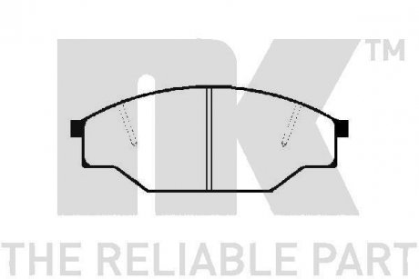 TOYOTA / LEXUS Гальмівні дискові колодки, комплект NK 229963