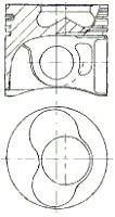 Поршень NURAL 87-139507-30
