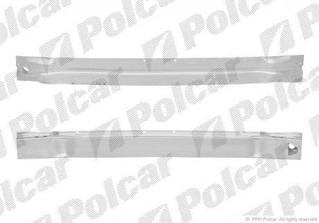 Підсилювач бампера переднього Polcar 136507-3