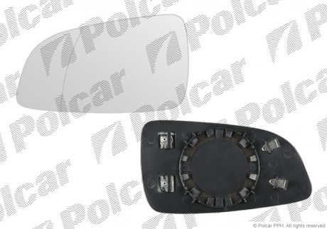 Вкладиш дзеркала лівий Polcar 5509545M (фото 1)