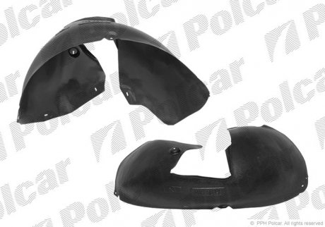 Підкрилок передній правий задня частина Polcar 9555FP2Q (фото 1)