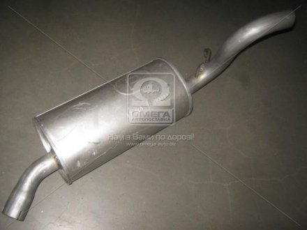 Глушитель (задняя часть) алюминизированная сталь Opel Omega A 2.0-2.4 (86-94) POLMOSTROW 17.31 (фото 1)