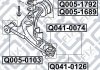 MAZDA Сайлентблок передній переднього важеля Q-fix Q0050103 (фото 3)