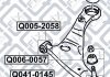 MITSUBISHI Сайлентблок передній переднього важеля Q-fix Q0052058 (фото 3)