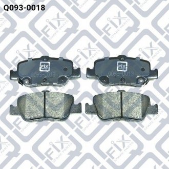 TOYOTA / LEXUS Колодки гальмівні задні дискові Q-fix Q0930018 (фото 1)