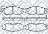 MITSUBISHI Колодки гальмівні передні дискові Q-fix Q0930036 (фото 3)