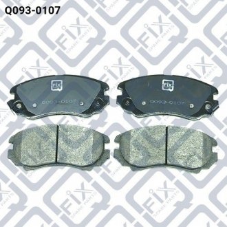 HYUNDAI / KIA Колодки гальмівні передні дискові Q-fix Q0930107