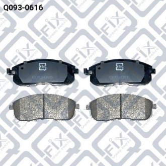 NISSAN / INFINITI Колодки гальмівні передні дискові Q-fix Q0930616